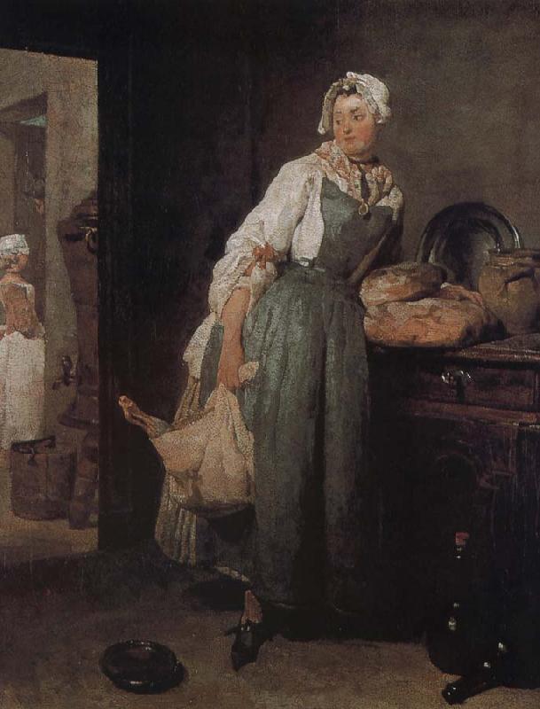 Jean Baptiste Simeon Chardin Market Return oil painting image